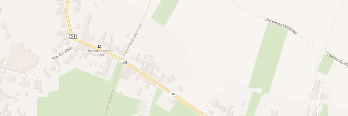 Plan du 498 Rue des Soeurs Bouquerel à Raimbeaucourt