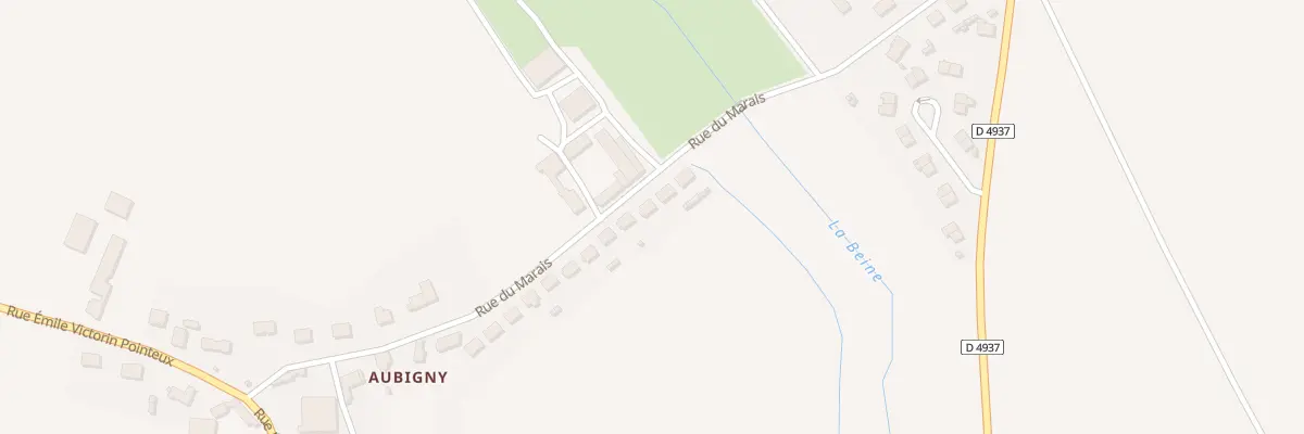 Plan du 290 Rue du Marais à Brouchy