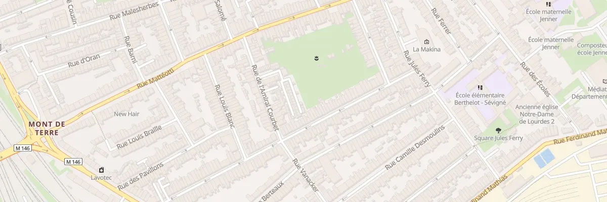 Plan du 103 Rue J J Rousseau Hellemmes à Lille