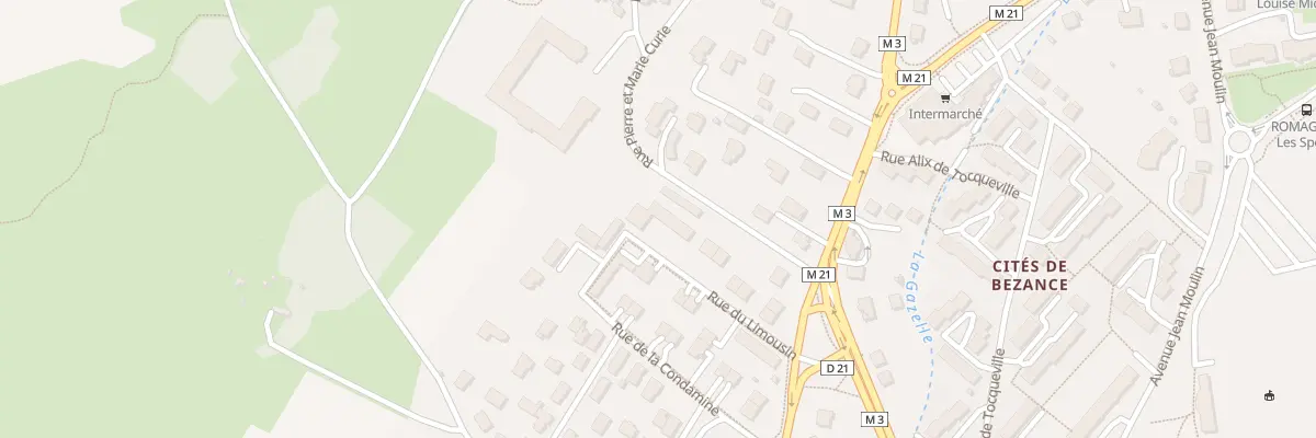 Plan du 14 Rue du Limousin à Romagnat