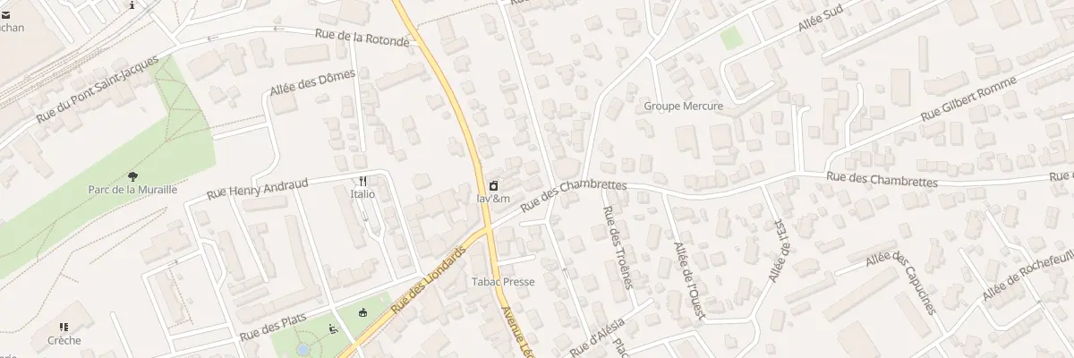 Plan du 5 Rue des Chambrettes à Clermont-Ferrand