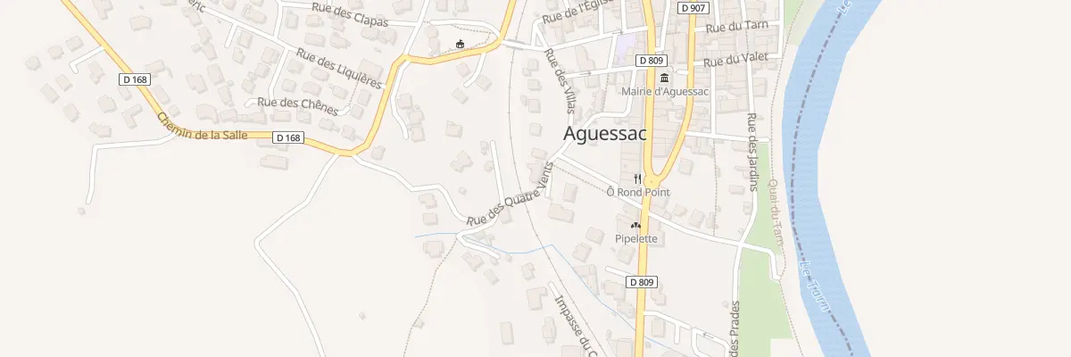 Plan du 10 Rue des Quatre Vents à Aguessac