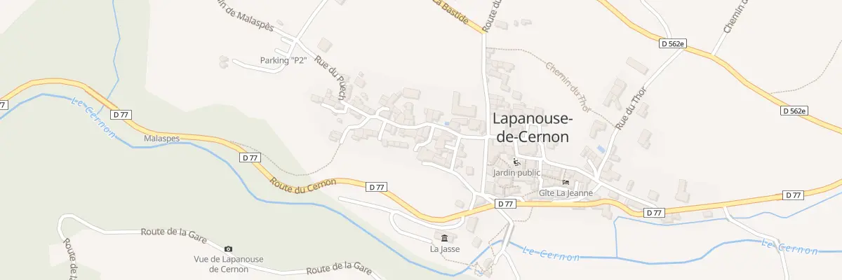 Plan du 5048 Lapanouse de Cernon à Lapanouse-de-Cernon