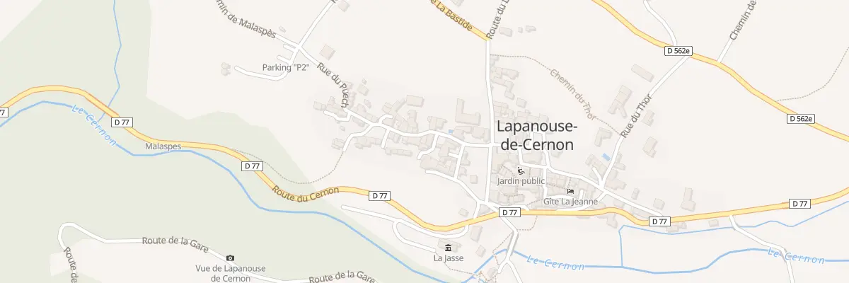 Plan du 5050 Lapanouse de Cernon à Lapanouse-de-Cernon