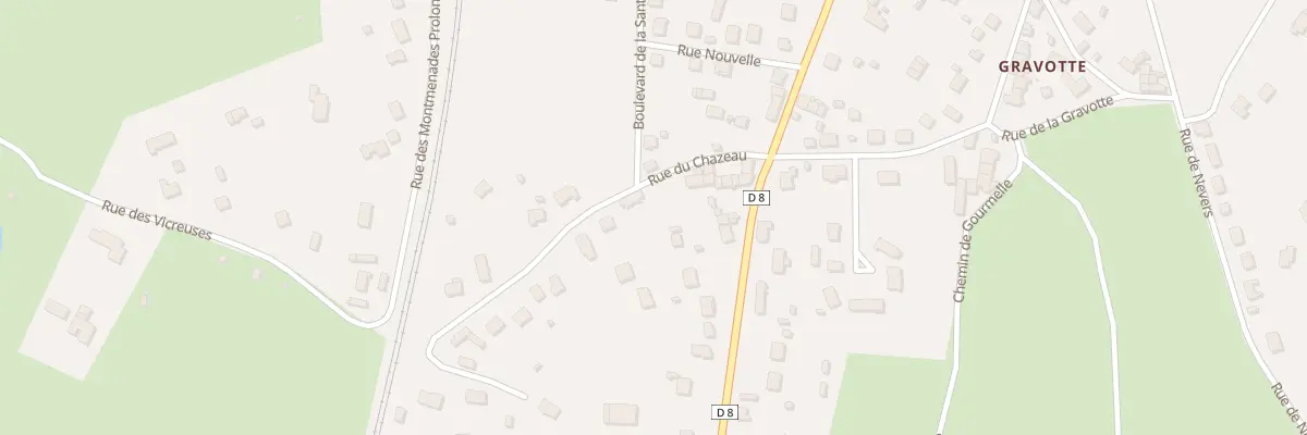 Plan du 97 Rue du Chazeau à Pougues-les-Eaux