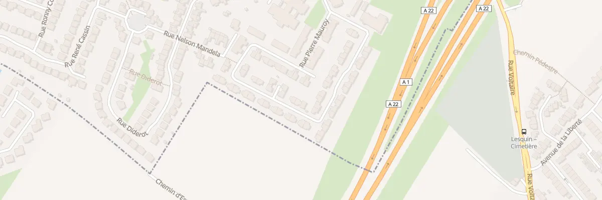 Plan du 60 Rue Pierre Mauroy à Ronchin