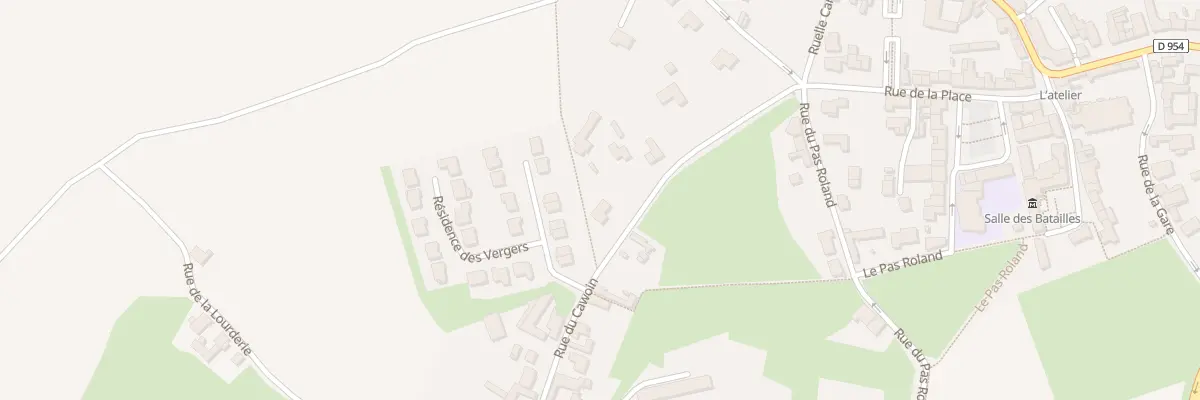 Plan du 7 Rue du Cawoin à Mons-en-Pévèle