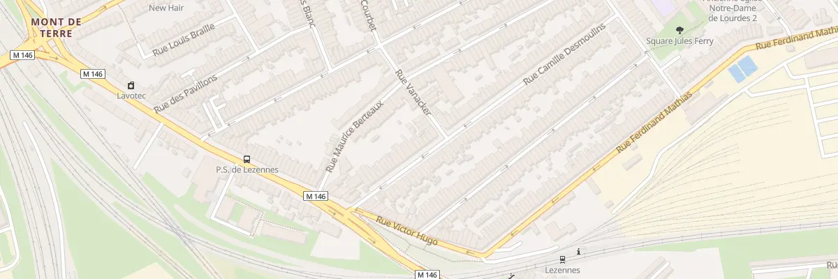 Plan du 29 Rue C Desmoulins Hellemmes à Lille