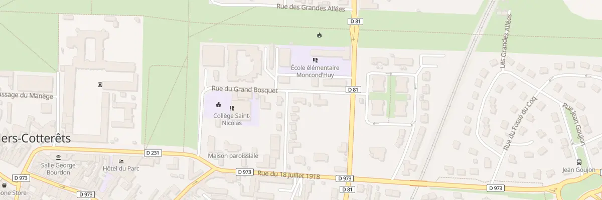 Plan du 3 Rue du Grand Bosquet à Villers-Cotterêts