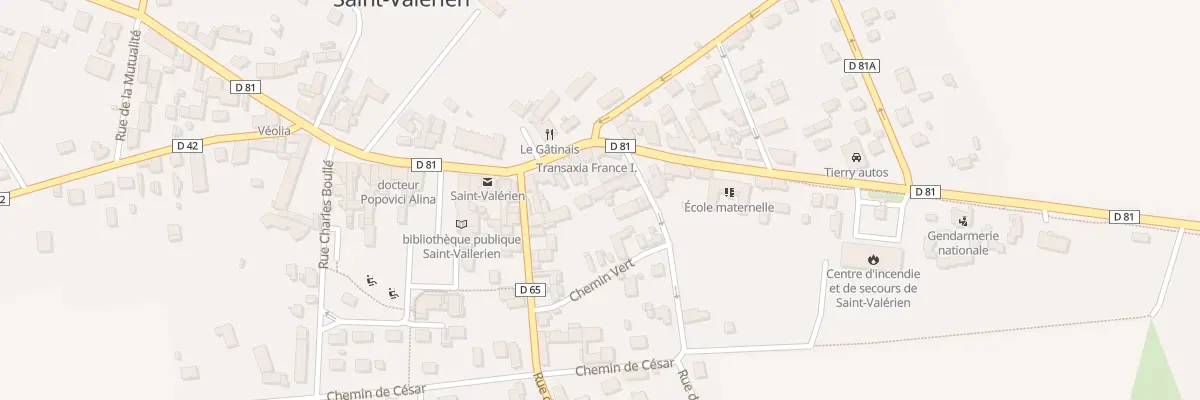 Plan du 19B Rue de la République à Saint-Valérien