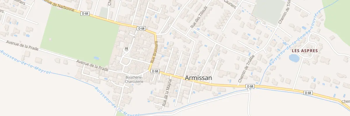Plan du 9 Rue des Artisans à Armissan