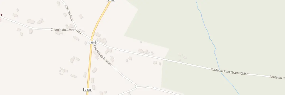 Plan du 171 Rte du Pont Gratte-Chien à Raveau