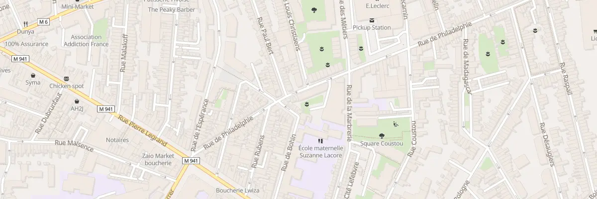 Plan du 38 Rue de Philadelphie à Lille
