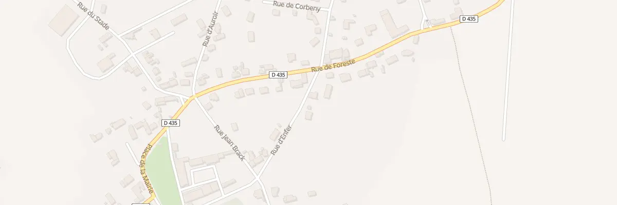 Plan du 3B Rue d’Enfer à Villers-Saint-Christophe