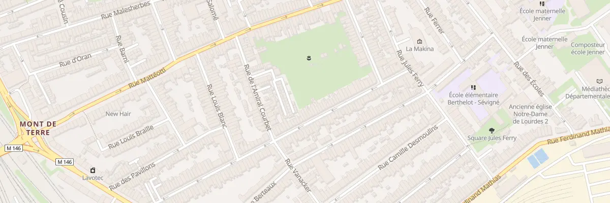 Plan du 109 Rue J J Rousseau Hellemmes à Lille