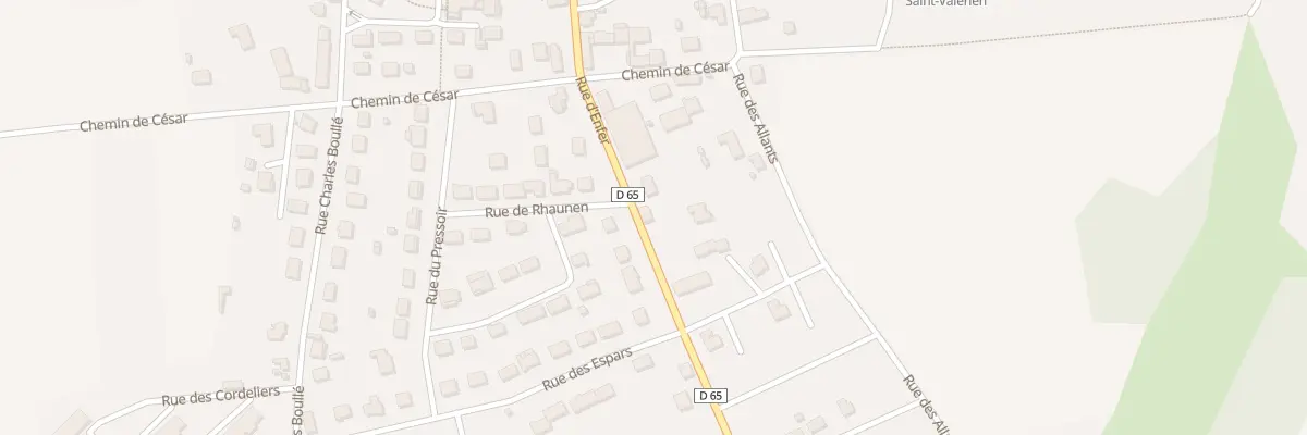 Plan du 15 Rue d’Enfer à Saint-Valérien
