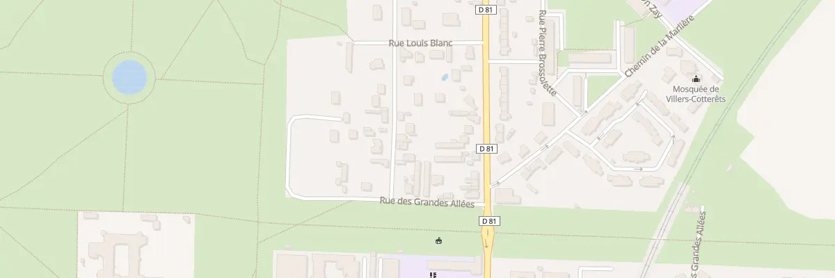 Plan du 8 Rue Jean - Baptiste Clément à Villers-Cotterêts