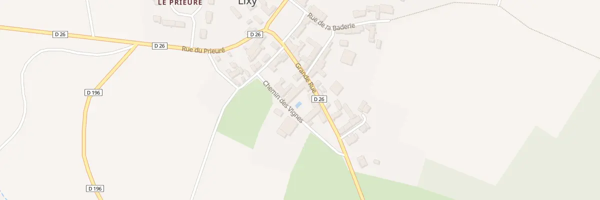 Plan du 4 Grande Rue à Lixy