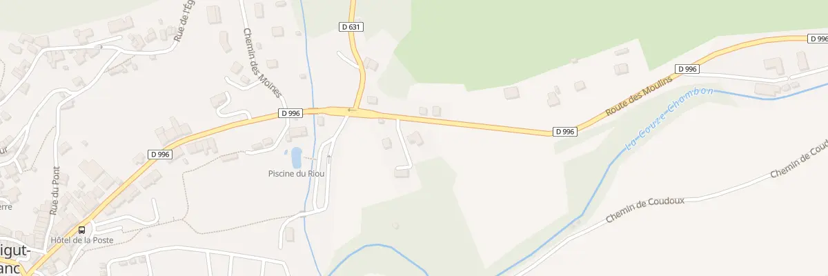 Plan du 9014 Rte des Moulins à Montaigut-le-Blanc