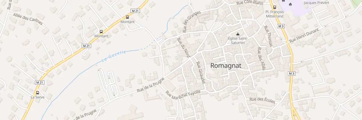Plan du 52 Rue Mal Foch à Romagnat