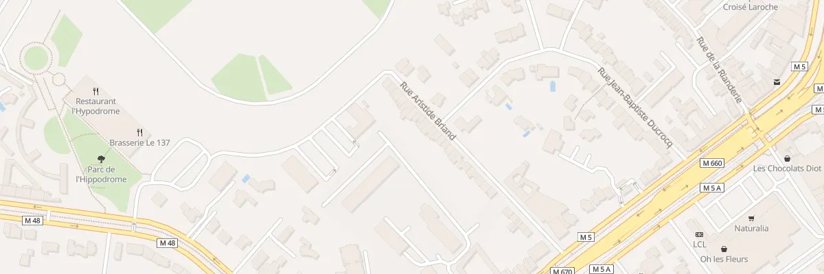 Plan du 43 Rue Aristide Briand à Marcq-en-Barœul