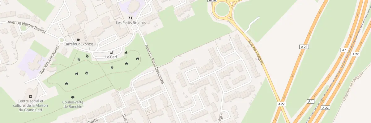 Plan du 15 Rue Blaise Pascal à Ronchin