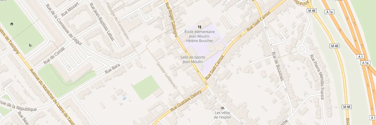 Plan du 67 Rue Roger Salengro à Ronchin