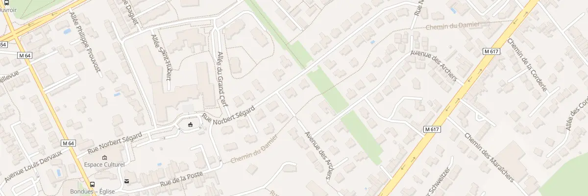 Plan du 12 Rue Norbert Segard à Bondues