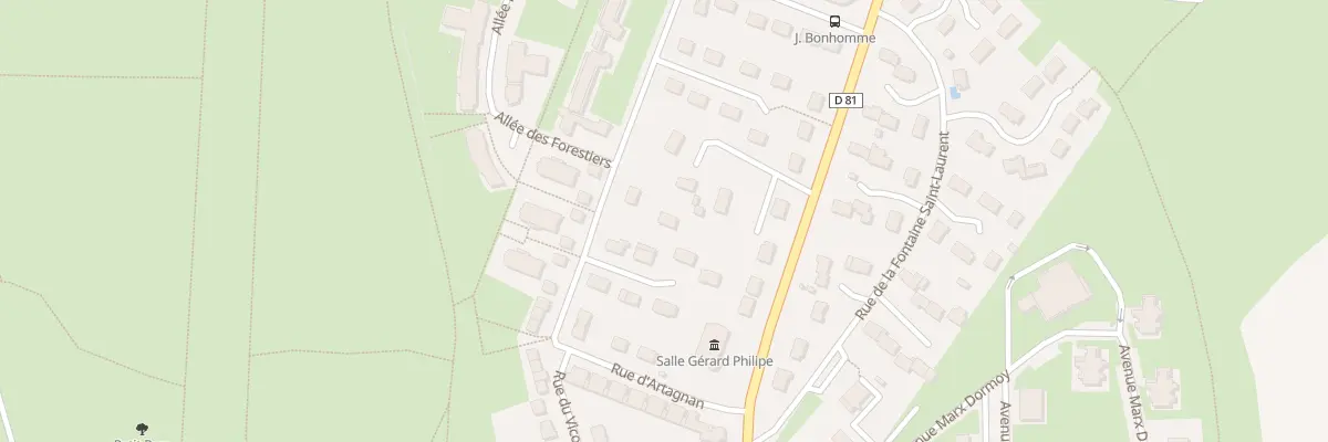 Plan du 5 All Ange Pitou à Villers-Cotterêts