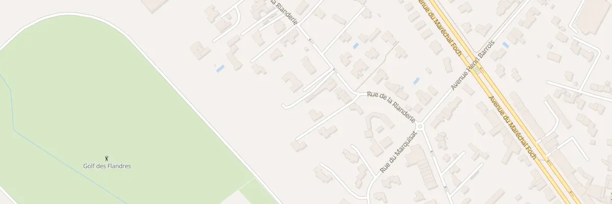 Plan du 186B Rue de la Rianderie à Marcq-en-Barœul