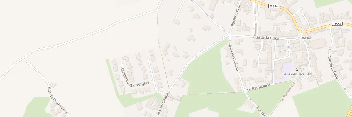 Plan du 5 Rue du Cawoin à Mons-en-Pévèle