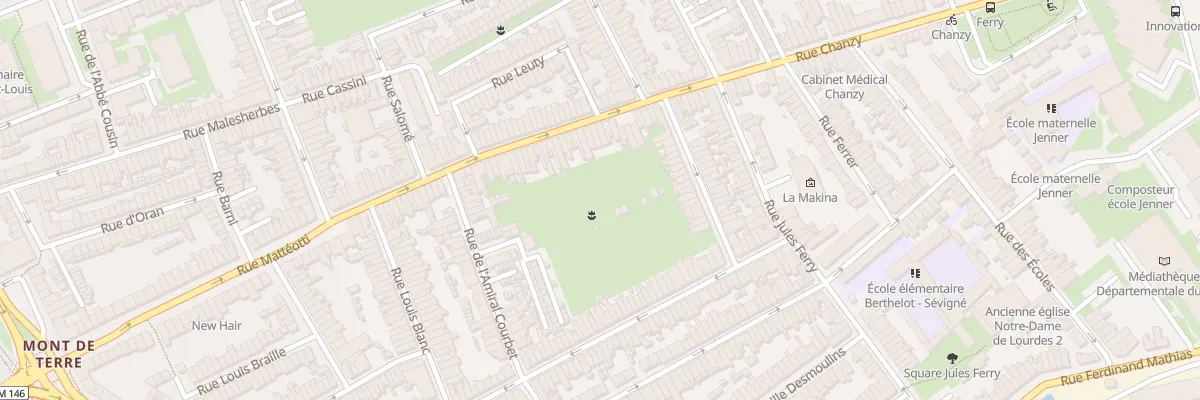 Plan du 303 Rue Chanzy Hellemmes à Lille