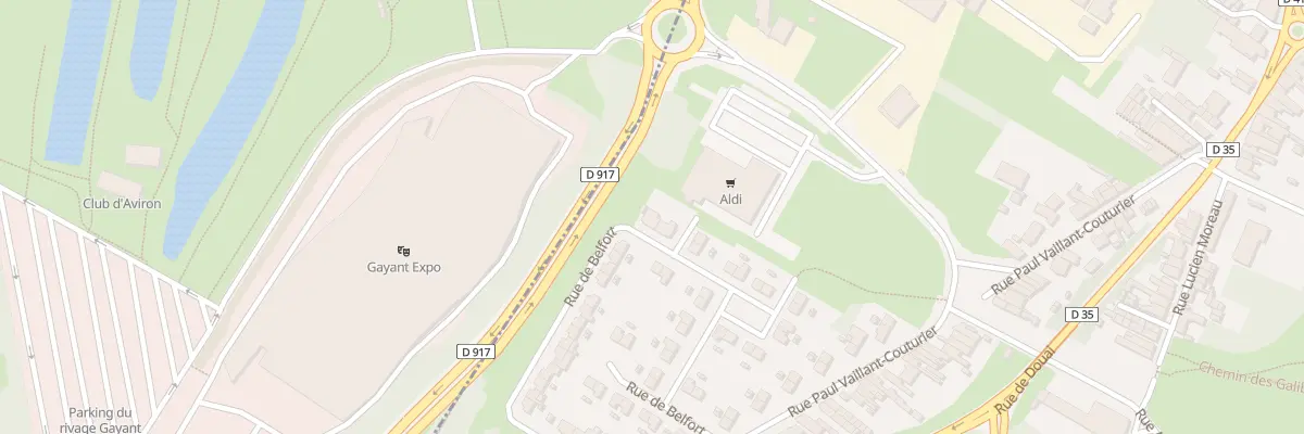 Plan du 36 Rue de Belfort à Waziers