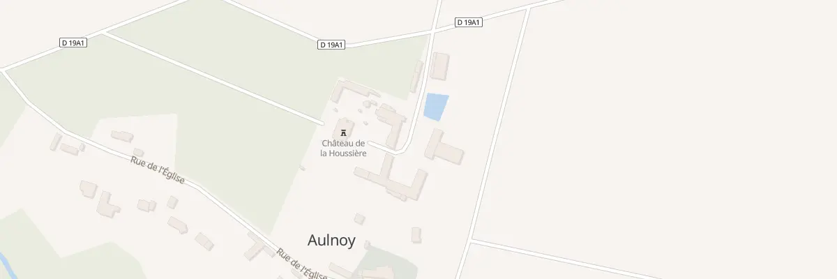 Plan du 5013 Le Bourg d’Aulnoy à Aulnoy
