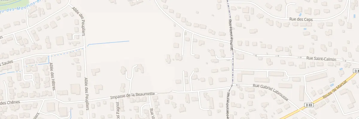 Plan du 32T Rue Saint-Calmin à Mozac
