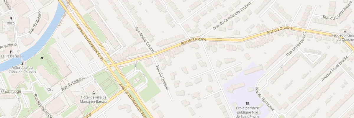 Plan du 94 Rue du Quesne à Marcq-en-Barœul