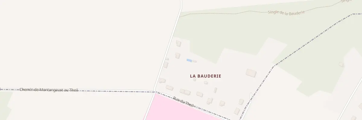 Plan du 211 La Bauderie à Aulnoy