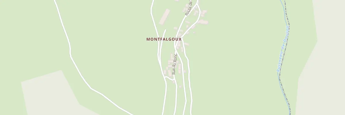 Plan du 5017 Montfalgoux à Trélans