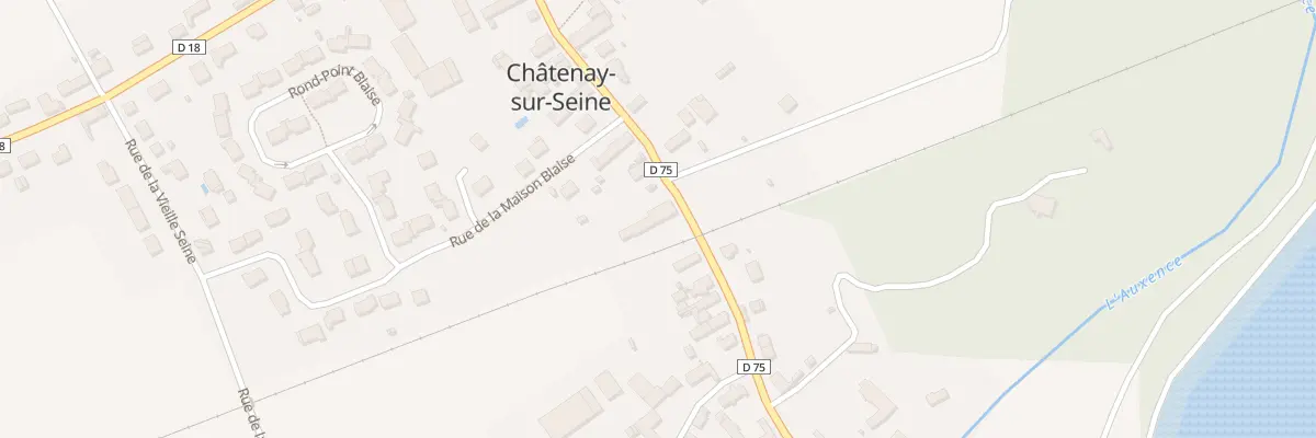 Plan du 20 Rue de la Gare à Châtenay-sur-Seine