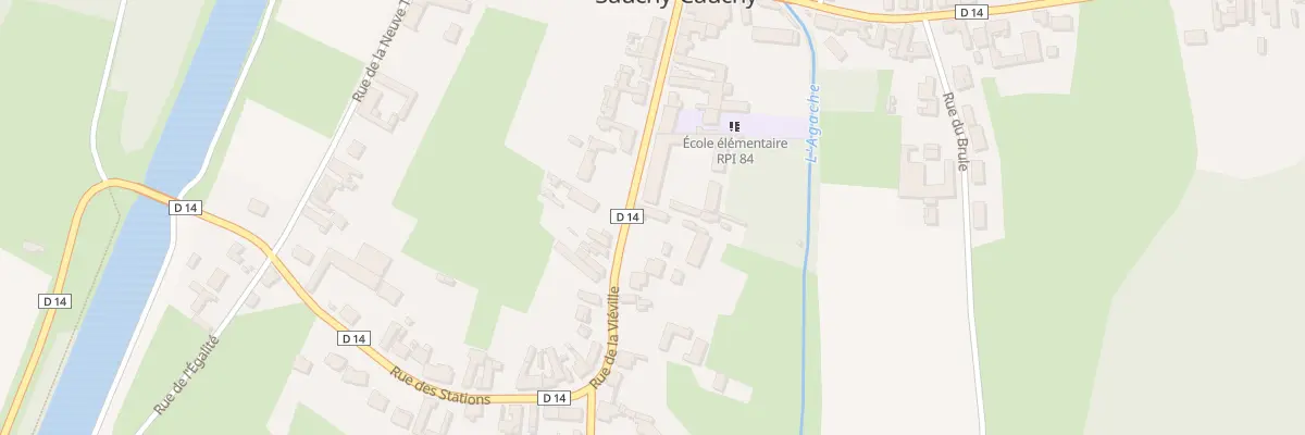 Plan du 21 Rue de la Vieville à Sauchy-Cauchy