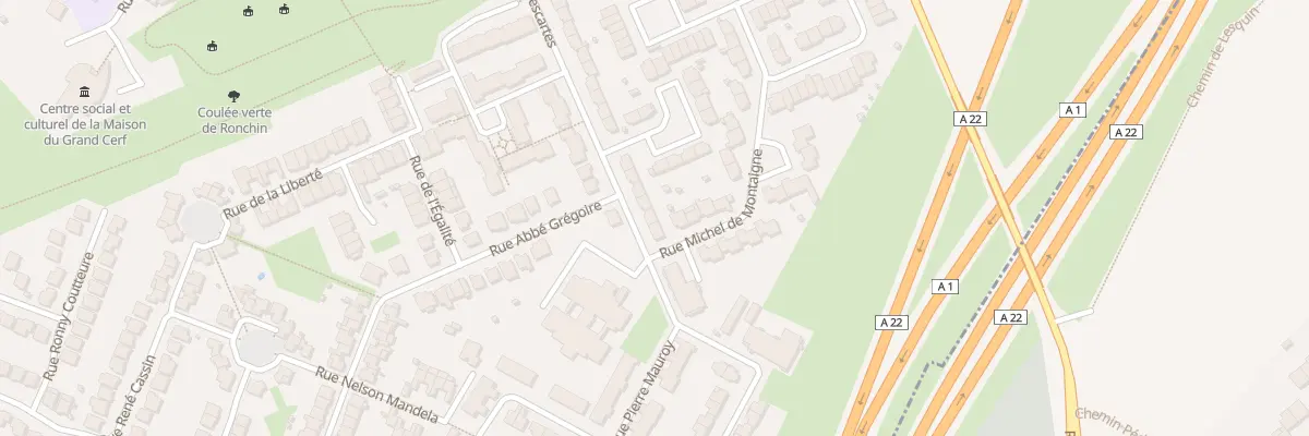 Plan du 29 Av René Descartes à Ronchin