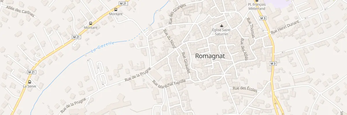 Plan du 55 Rue Mal Foch à Romagnat
