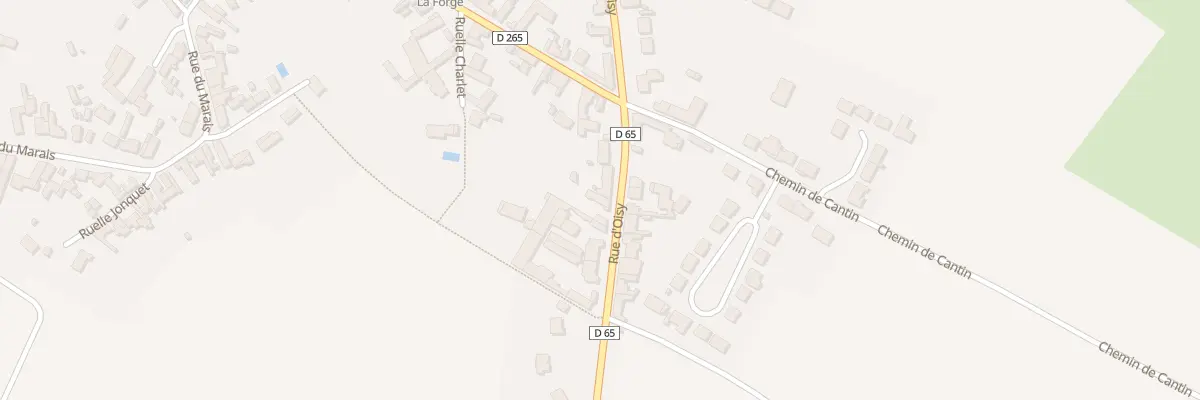 Plan du 1668 Rue d’Oisy à Gœulzin