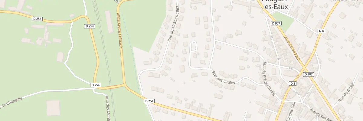 Plan du 55 Imp des Acacias à Pougues-les-Eaux