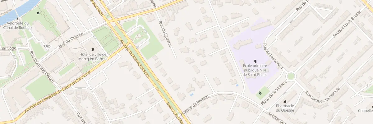 Plan du 784 Rue du Quesne à Marcq-en-Barœul