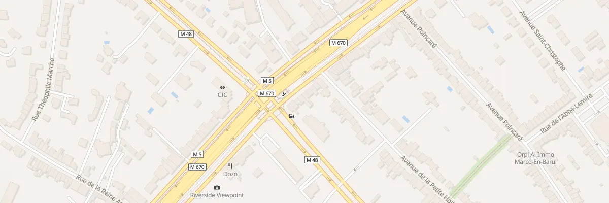Plan du 936 Av de la République à Marcq-en-Barœul