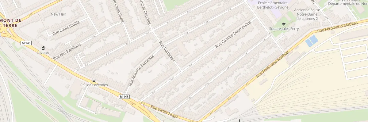 Plan du 41 Rue C Desmoulins Hellemmes à Lille