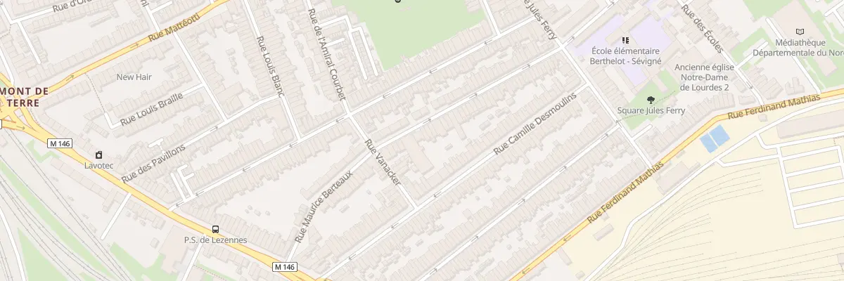 Plan du 81B Rue Maurice Berteaux à Lille