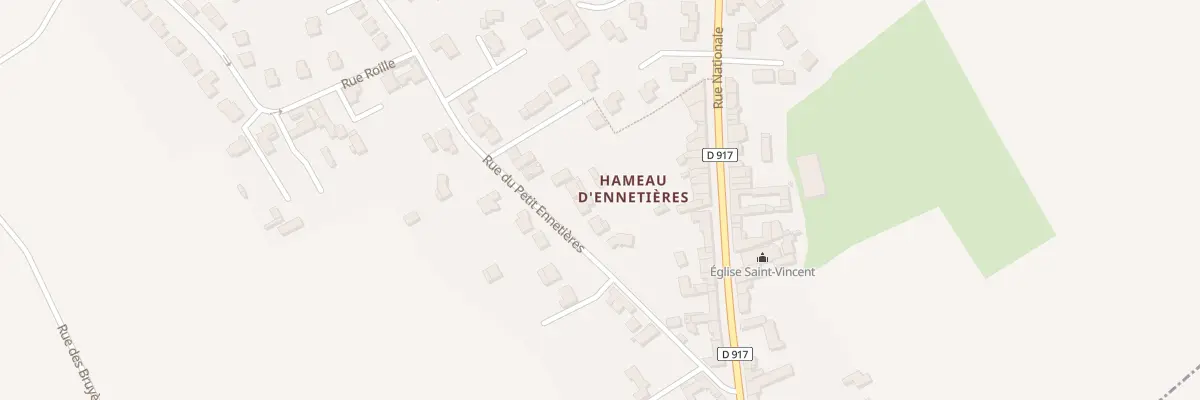 Plan du 12 Rue du Petit Ennetières à Avelin