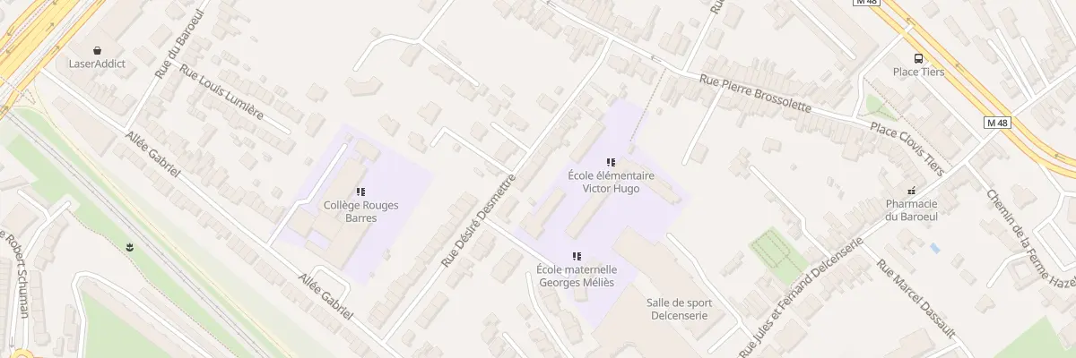 Plan du 17 Rue Désiré Desmettre à Marcq-en-Barœul